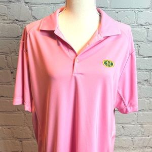 Nike Golf Performance Dry-fit Pink Golf Shirt